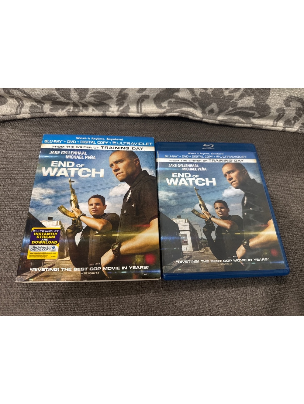End of Watch (Blu-ray + DVD, 2013, 2-Disc Set)